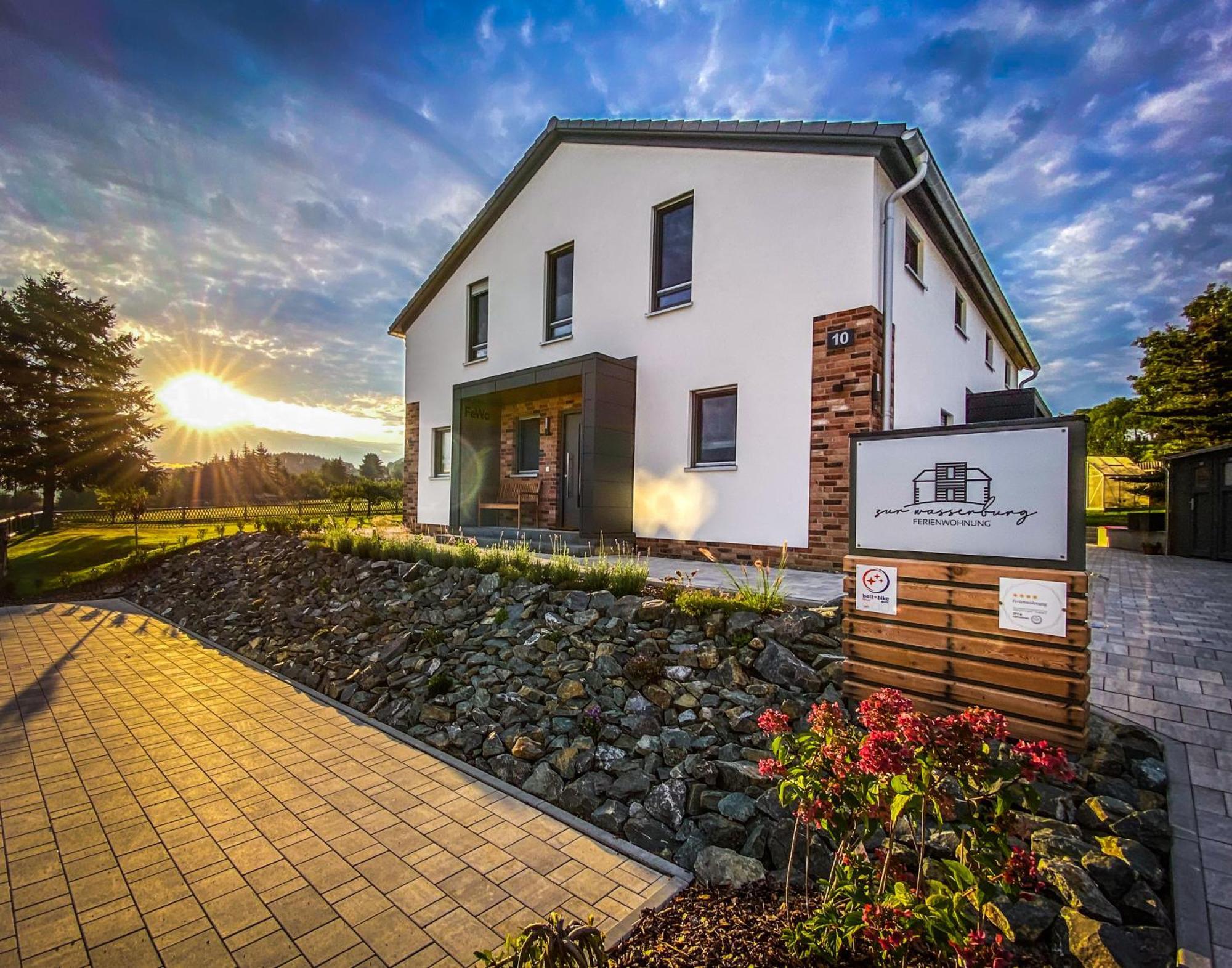Fewo Zur Wasserburg Oelsnitz Exterior foto