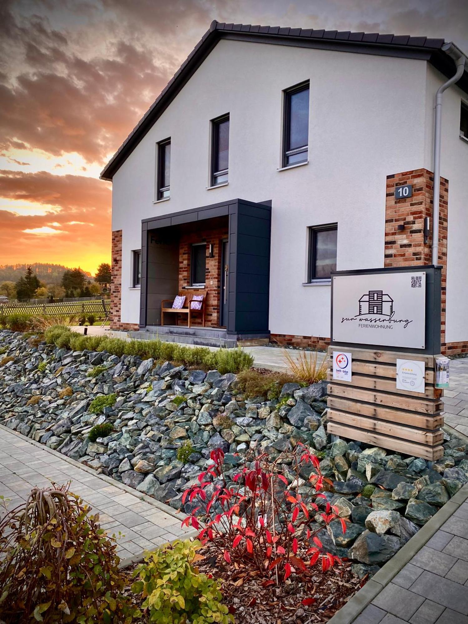 Fewo Zur Wasserburg Oelsnitz Exterior foto